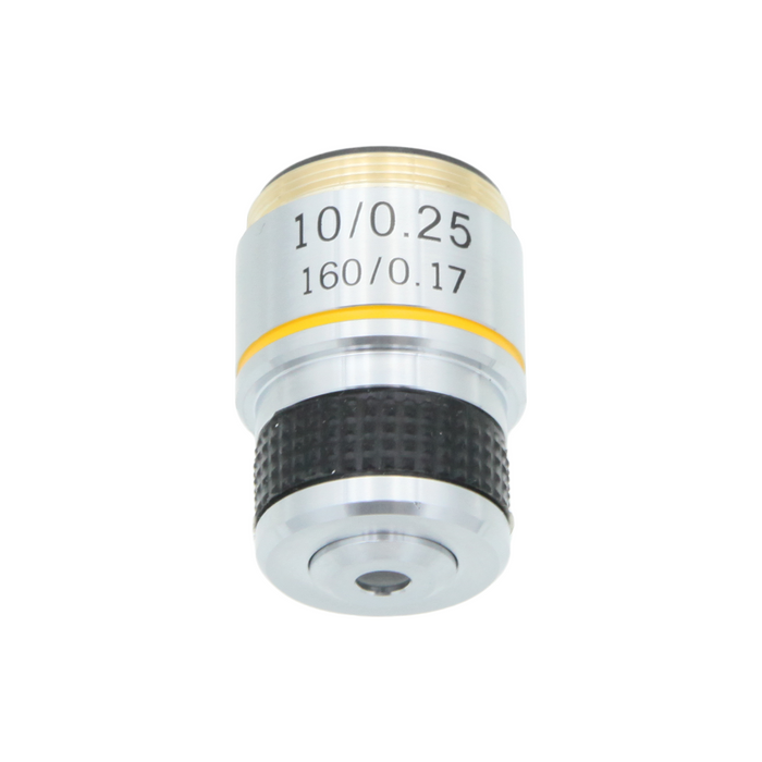 10X Achromatic Objective, SKU PM13012135, three quarter front view