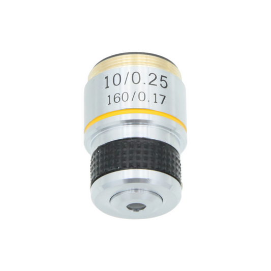 10X Achromatic Objective, SKU PM13012135, three quarter front view