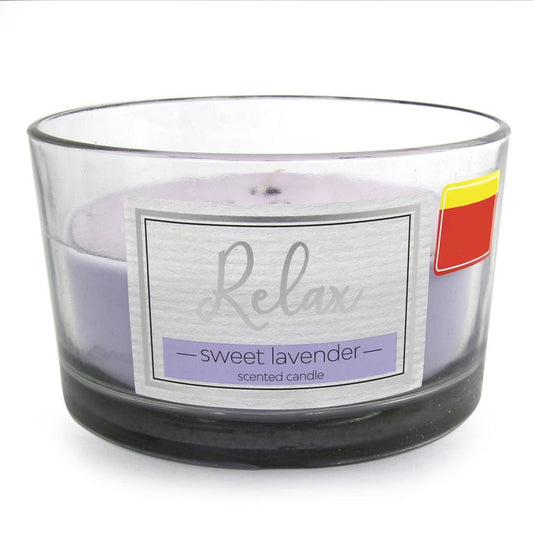12Oz Scented Candle- Relax Sweet Lavender  325004