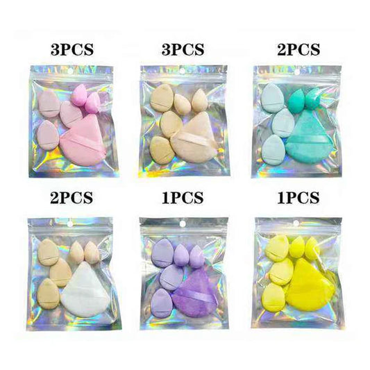 12pc Makeup Sponge and Powder Puff Set – Multi-Size Beauty Blenders, Tear-Drop Powder Puffs (LBT11A)