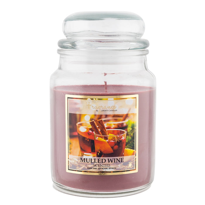 18Oz Jar Scented Candle - Mulled Wine Scented 337717