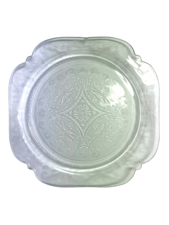1930’s Clear Madrid Pattern Depression Glass - Dinner Plate
