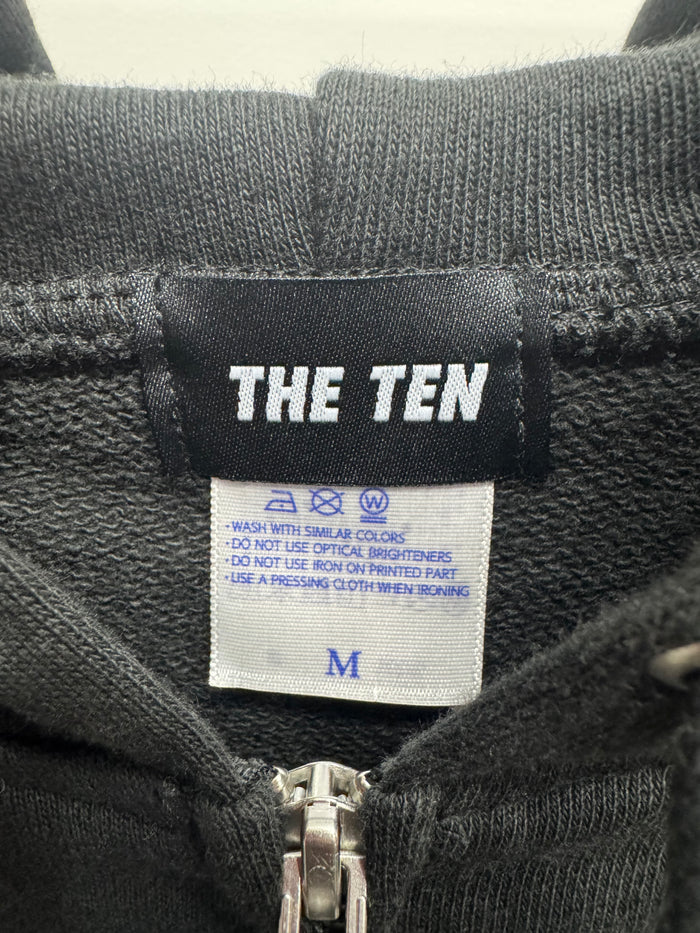 1st Anniversary THE TEN Gothic Logo Zip Hoodie