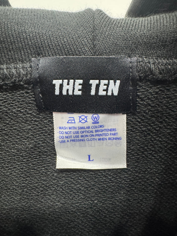 1st Anniversary THE TEN Gothic Logo Zip Hoodie
