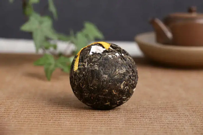 2014 XiaGuan "Jin Si" (Golden Ribbon) Tuo 100g Puerh Sheng Cha Raw Tea - King Tea Mall