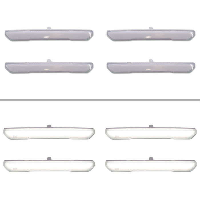 Frosted | Unpainted / Full Length LED / Running Light Only - White LED's
