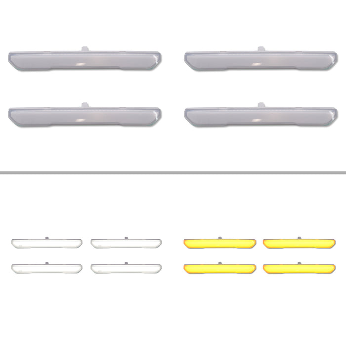 Frosted | Unpainted / Full Length LED / Switchback