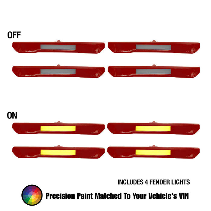 2020-2026 GMC Sierra 2500/3500 Fender Lights - Smoked / Frosted