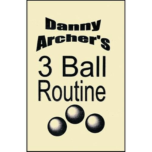 3 Ball Routine With Online Instructions by Danny Archer - Great Close-Up Magic!