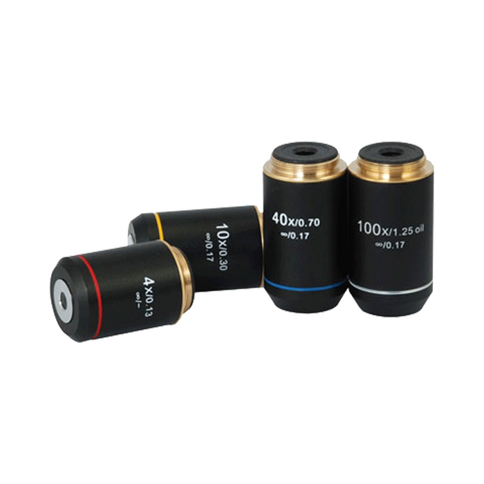 40X Infinity-Corrected Achromatic Microscope Objective Lens Working Distance 0.76mm