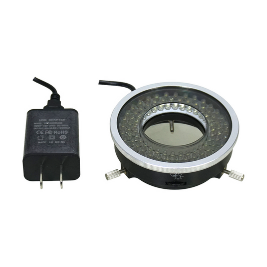 4.5W DC 5V Polarizing LED Light LED Quantity 96 LED Ring Light (4.5W ID62mm 96Bulbs), SKU ML02242221, three quarter front view