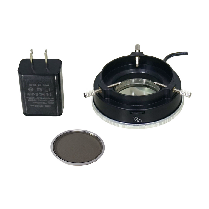 4.5W DC 5V Polarizing LED Light LED Quantity 96 LED Ring Light (4.5W ID62mm 96Bulbs) ML02242221