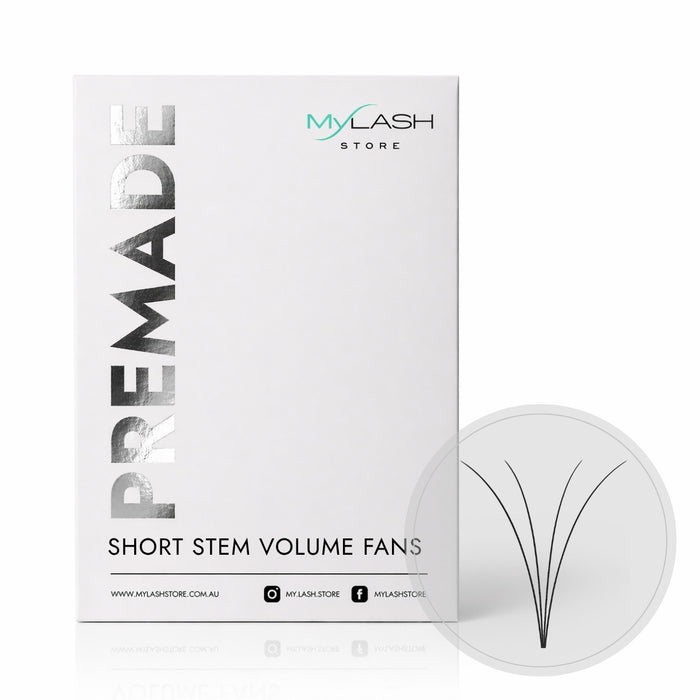 4D Short Stem Premade Volume Fans