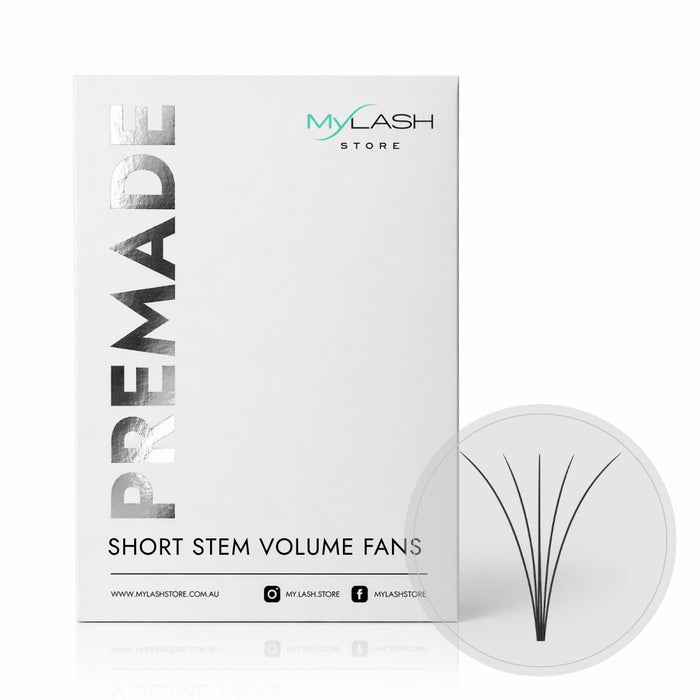 5D Short Stem Premade Volume Fans