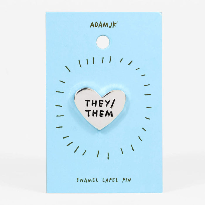 Adam J Kurtz Pronoun Pin