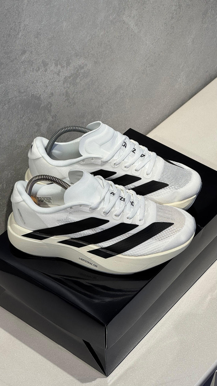 ADIDAS ADIZERO BLANCO BEIGE NEGRO