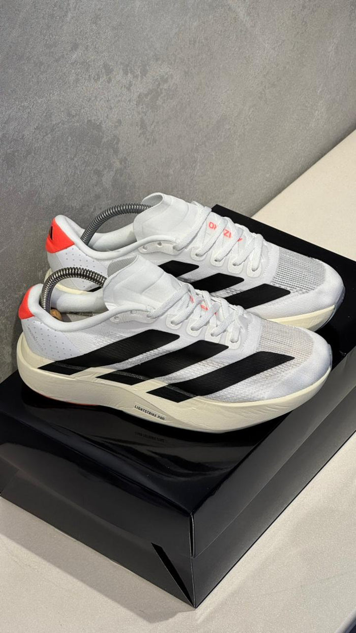 ADIDAS ADIZERO BLANCO NEGRO NARANJA