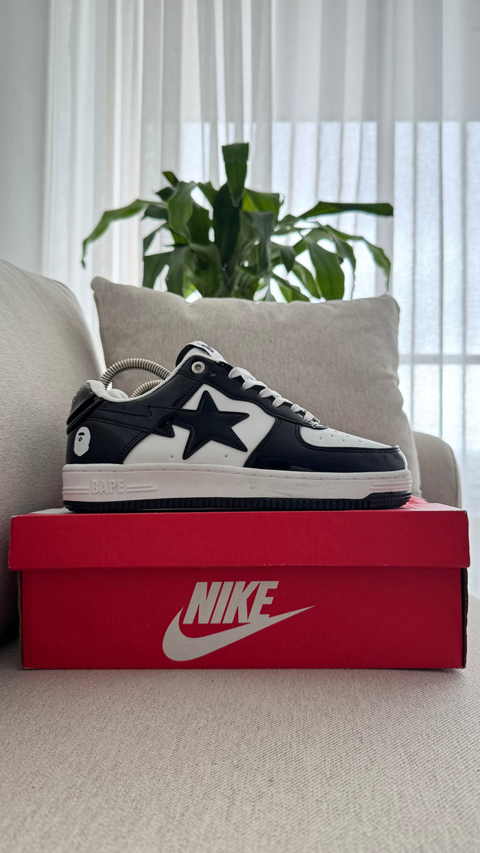 AF1 BAPE NEGRO BLANCO