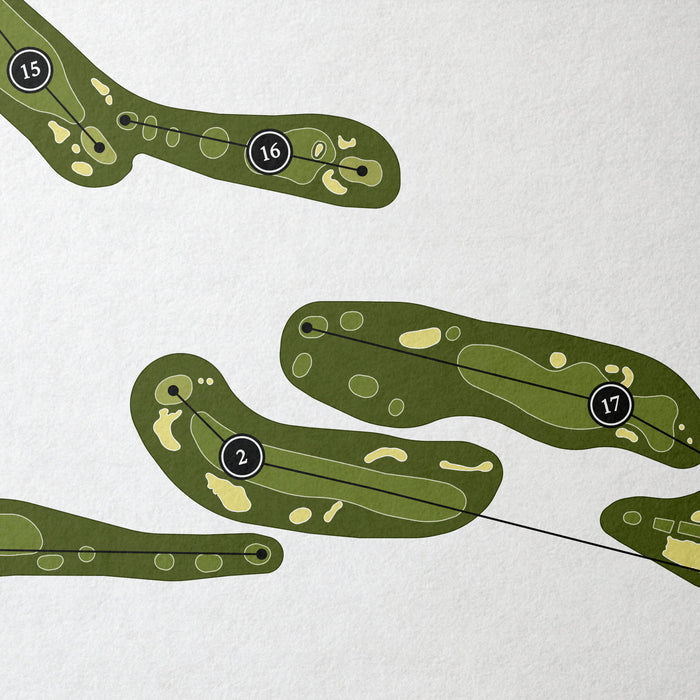 Aiken Golf Club | Golf Course Map | Close+Up