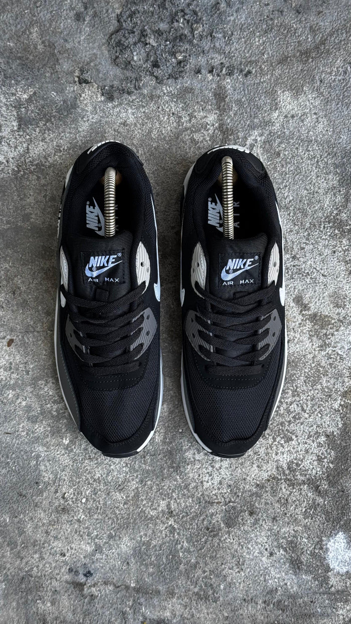 NIKE AIR MAX 90 NEGRO GRIS BLANCO