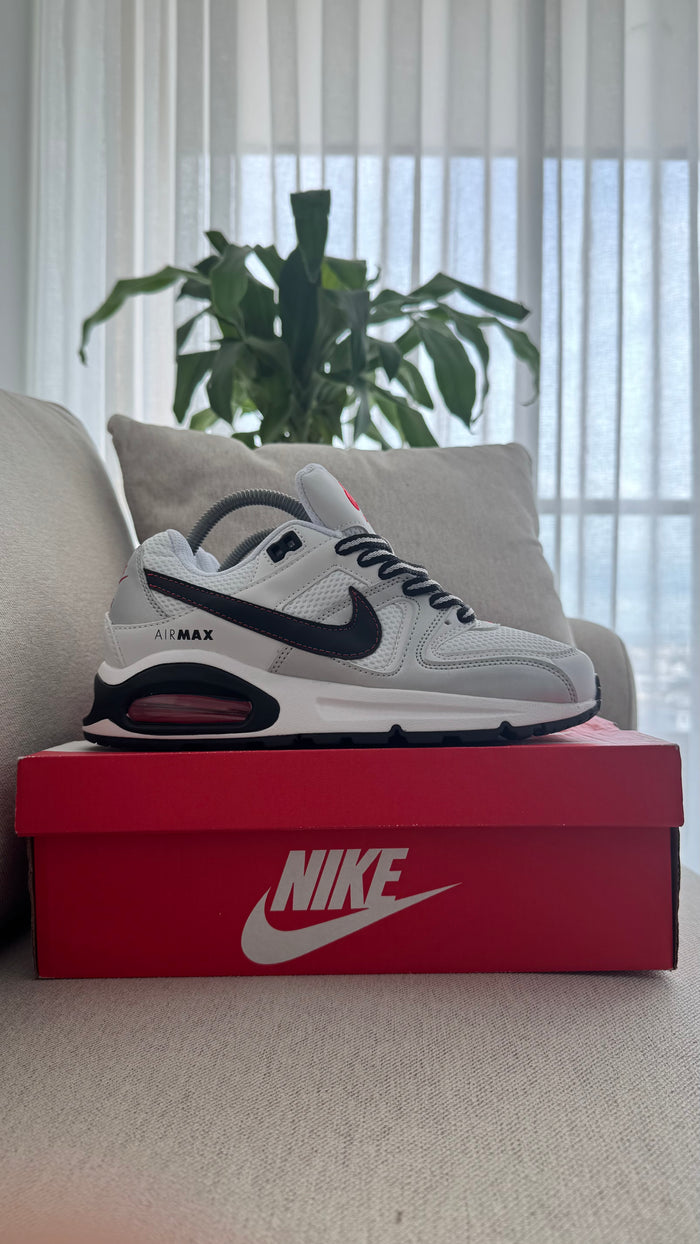 NIKE AIR MAX LTD BLANCO GRIS CHULO NEGRO