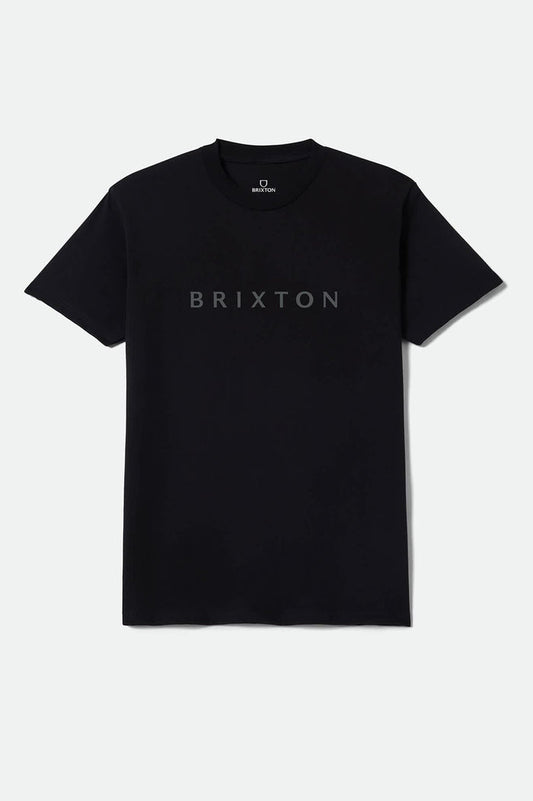 Men's Alpha Line Standard T-Shirt in the color Black - Front Product View
