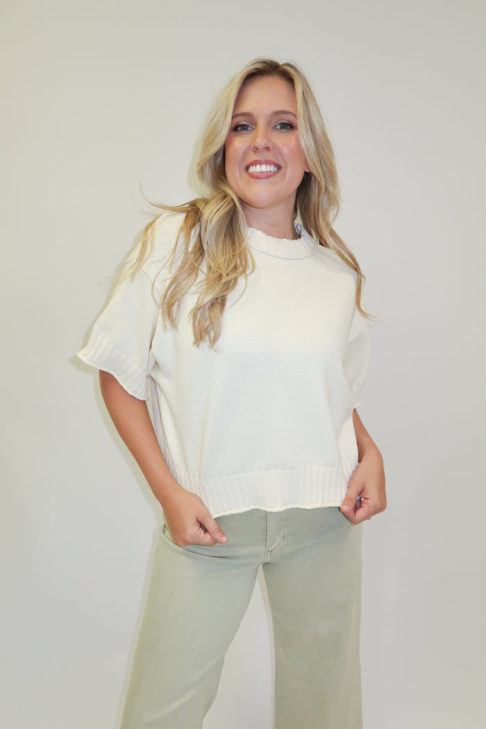 Always In Style Ribbed Knit Sweater - The Pink Tulip Clothing