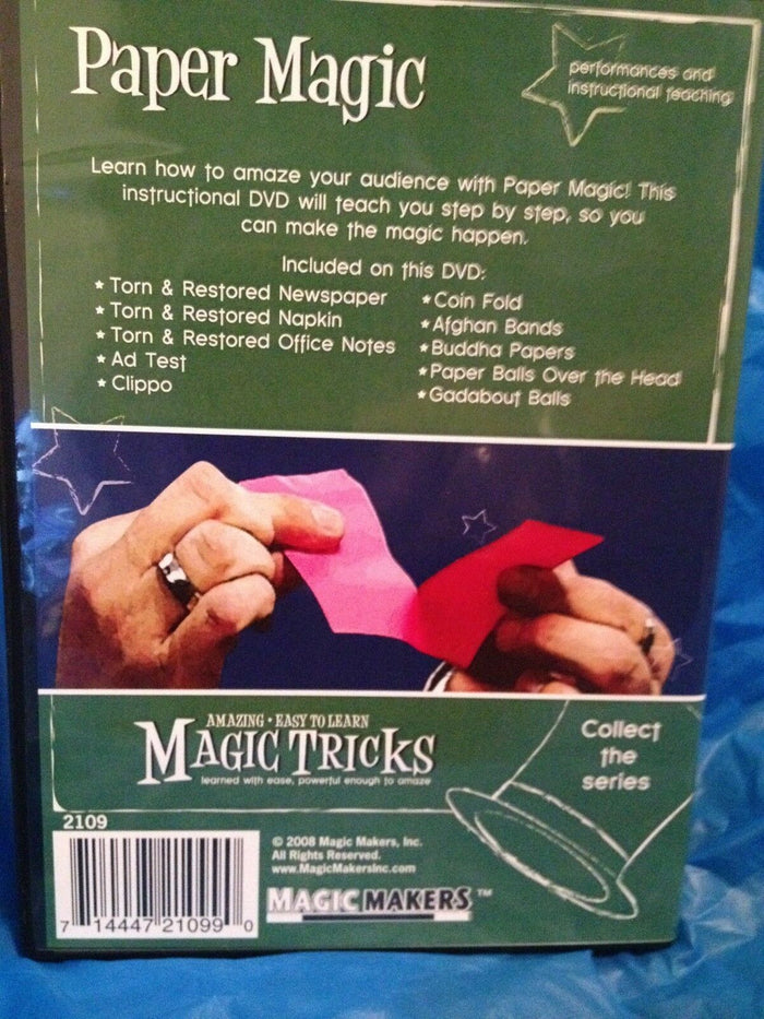 Amazing Easy to Learn Magic Tricks:  Paper Magic - Learn Paper Magic Tricks