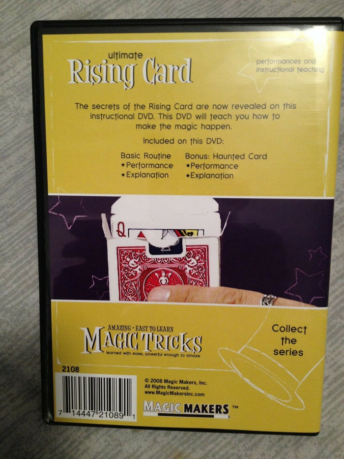 Amazing Easy to Learn Magic Tricks: Ultimate Rising Card DVD with Gimmick