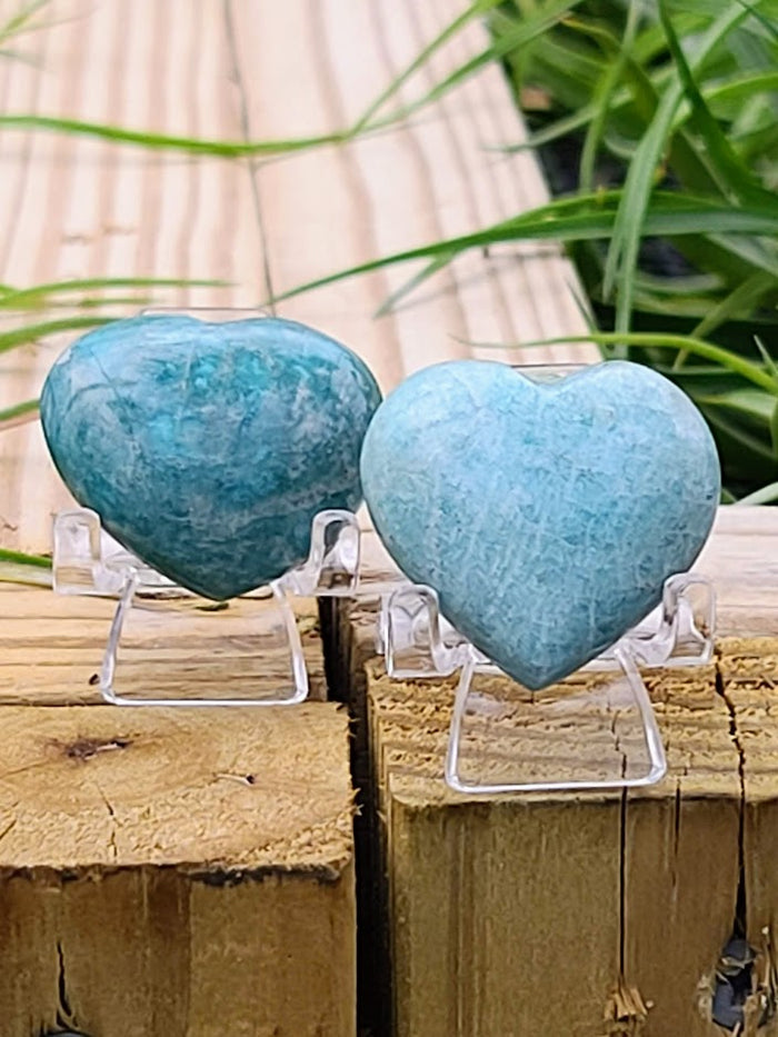 Amazonite Crystal Heart