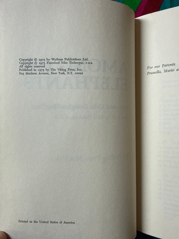 Among the Elephants by Iain and Oria Douglas Hamilton