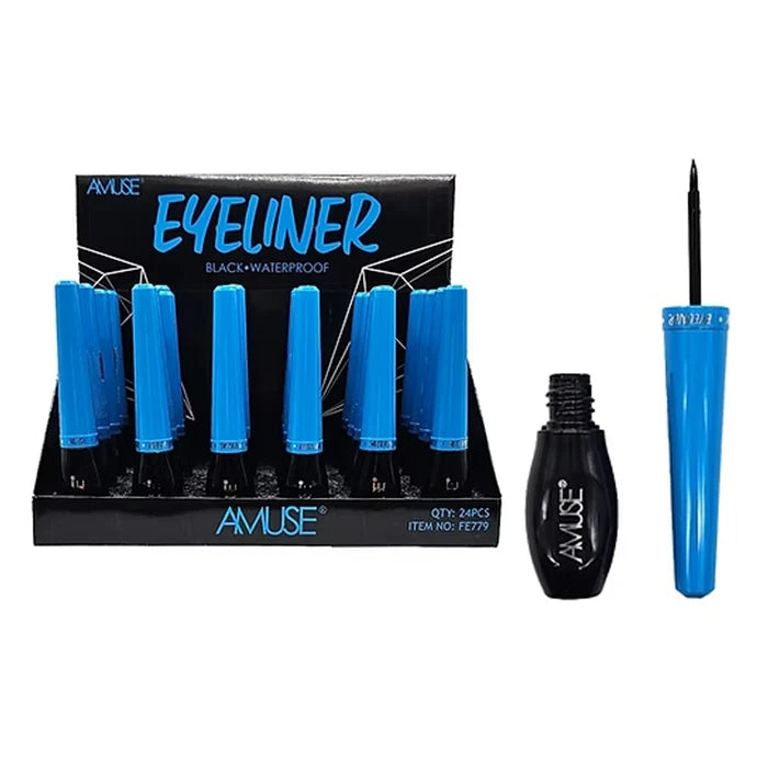 Amuse - Black Waterproof Liquid Eyeliner Set