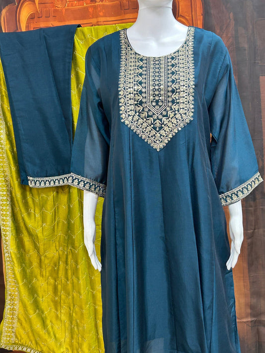 Anarkali Kurti set by Kurti Connection USA