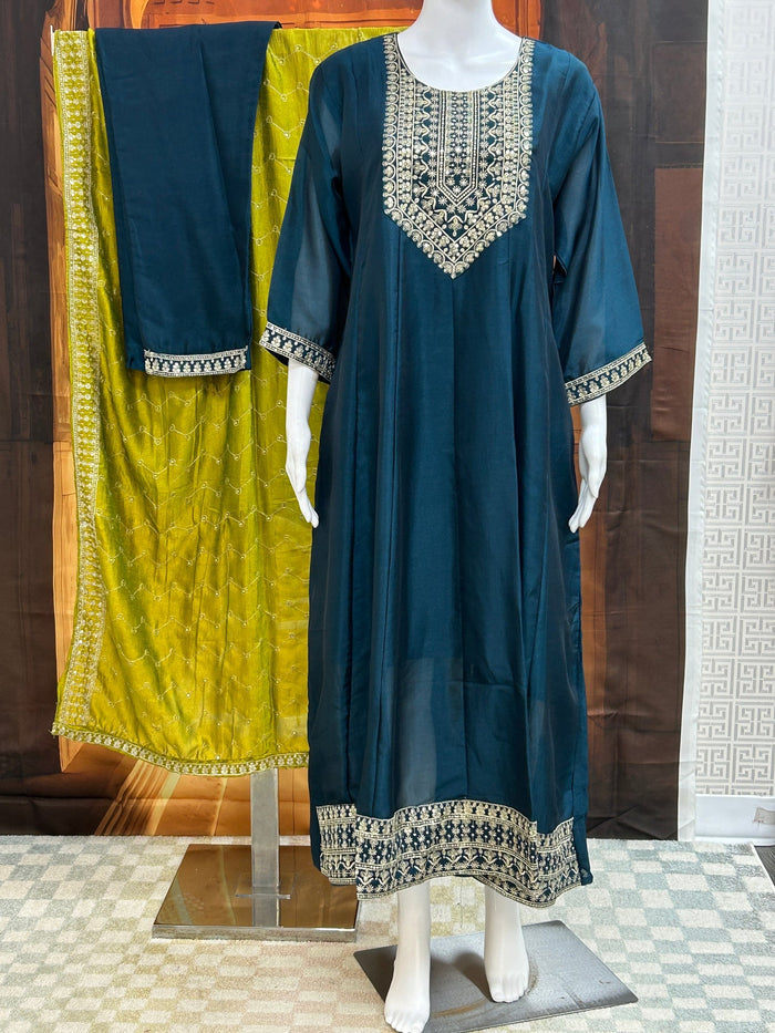 Anarkali Kurti set by Kurti Connection USA