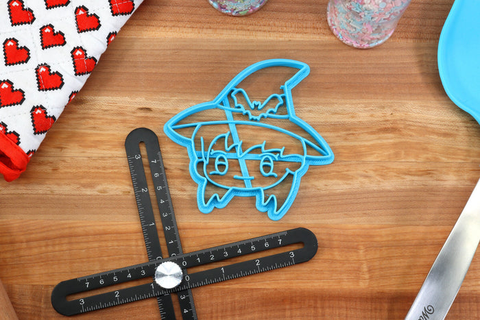 Anime Halloween Cookie Cutters - UWU Pumpkin, Anime Witch, Bat Potion, Skull Apple, Sugar Sprite - Kawaii gift for Anime Lovers
