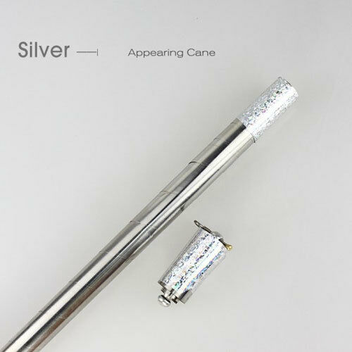 Appearing Cane - Silver / Metal Appearing Cane - Great Platform & Stage Illusion