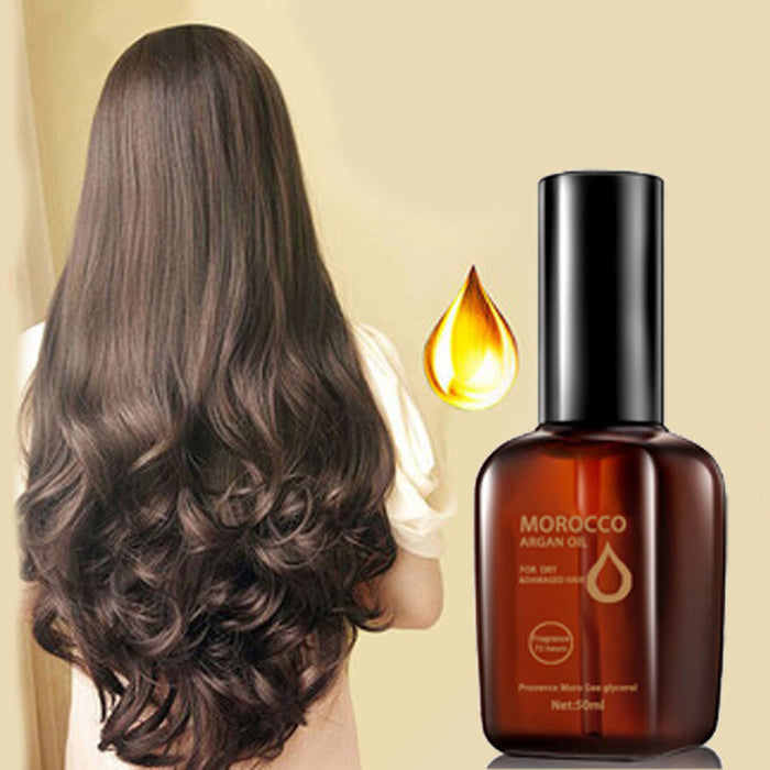 💎Argan Glow™ Leave-In Hair Repair Oil (Frizz Control & Deep Shine)