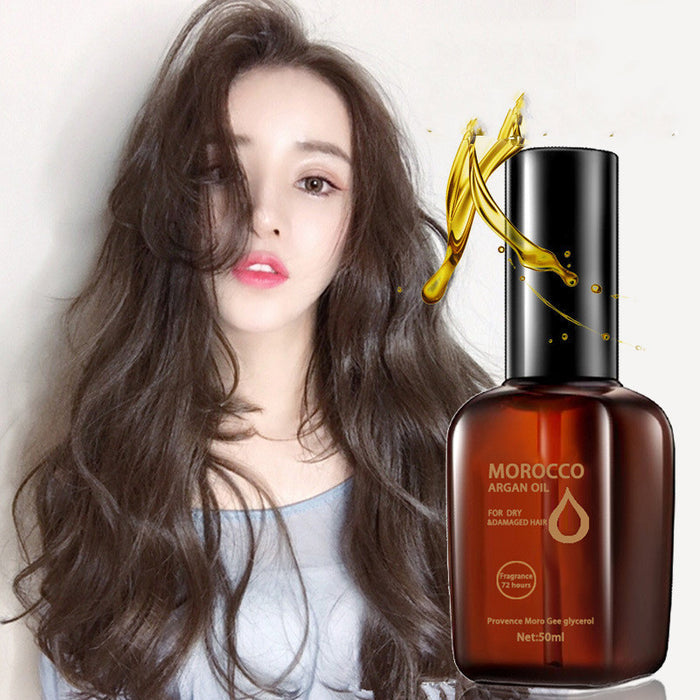 💎Argan Glow™ Leave-In Hair Repair Oil (Frizz Control & Deep Shine)