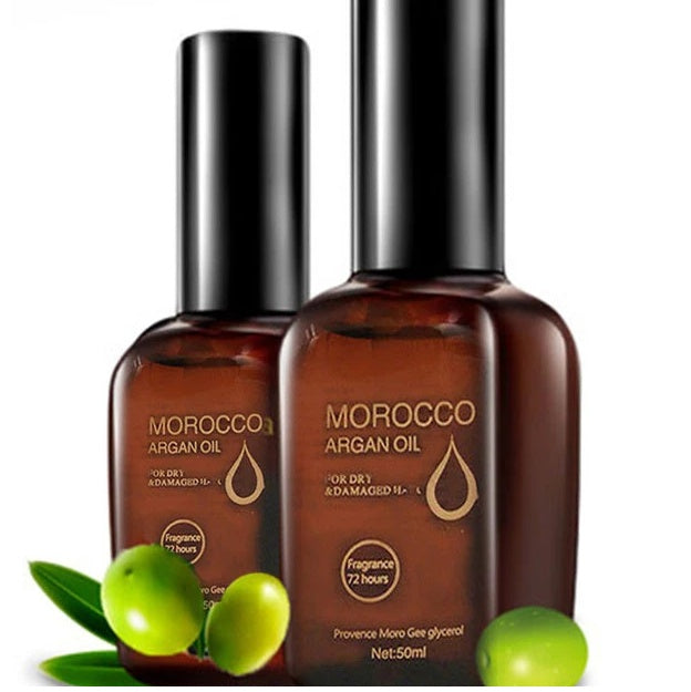 💎Argan Glow™ Leave-In Hair Repair Oil (Frizz Control & Deep Shine)
