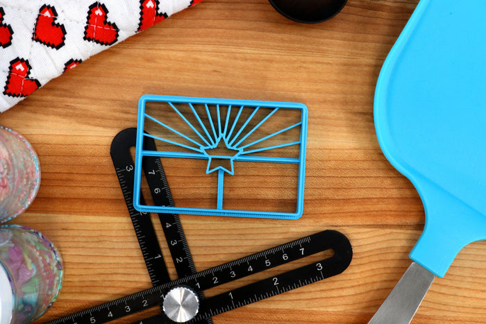 Arizona Cookie Cutters - Arizona Outline, Arizona Flag, Route 66, Desert Cactus, Ring Tailed Cat- AZ Gift Idea