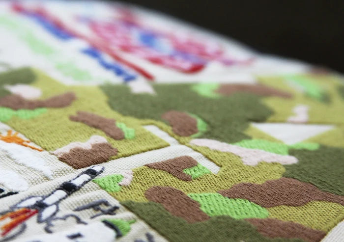 Army Embroidered Pillow