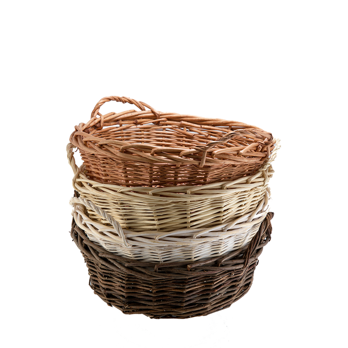 ARRANGEMENT BASKET ASSORTED COLORES, SET OF 4 - 12"