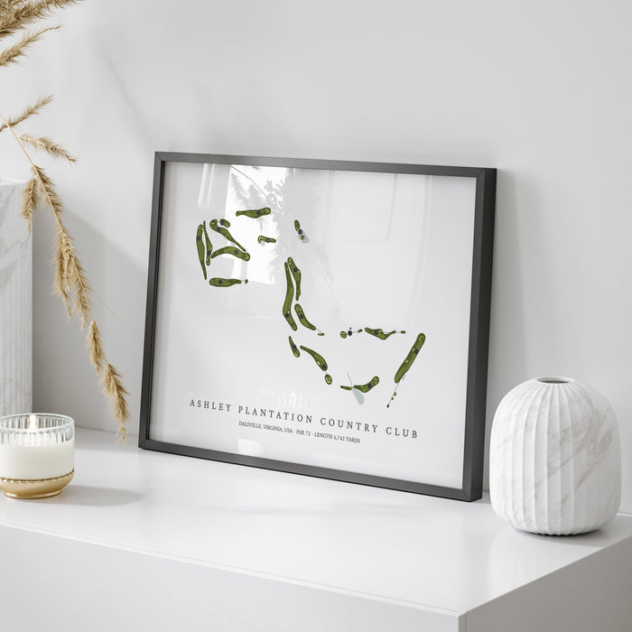 Ashley Plantation Country Club | Golf Course Map | On+Table