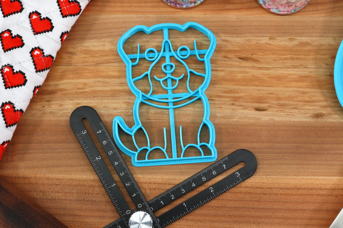 Australian Shepherd Cookie Cutters - Cute Aussie, Aussie Face, Australian Shepherd Stack, Sitting Aussie -  Aussie Gift