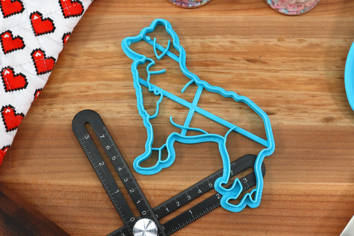 Australian Shepherd Cookie Cutters - Cute Aussie, Aussie Face, Australian Shepherd Stack, Sitting Aussie -  Aussie Gift