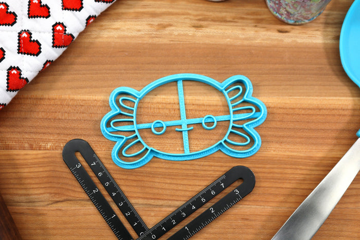 Axolotl Cookie Cutters Set 2 - Axolotl Body, Axolotl Face, Axolotl Happy, Axolotl Hug, Axolotl Outline- Axolotl Gift Idea
