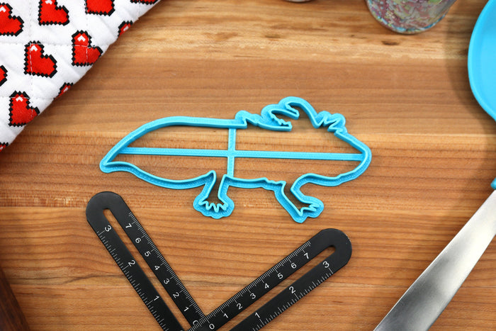 Axolotl Cookie Cutters Set 2 - Axolotl Body, Axolotl Face, Axolotl Happy, Axolotl Hug, Axolotl Outline- Axolotl Gift Idea
