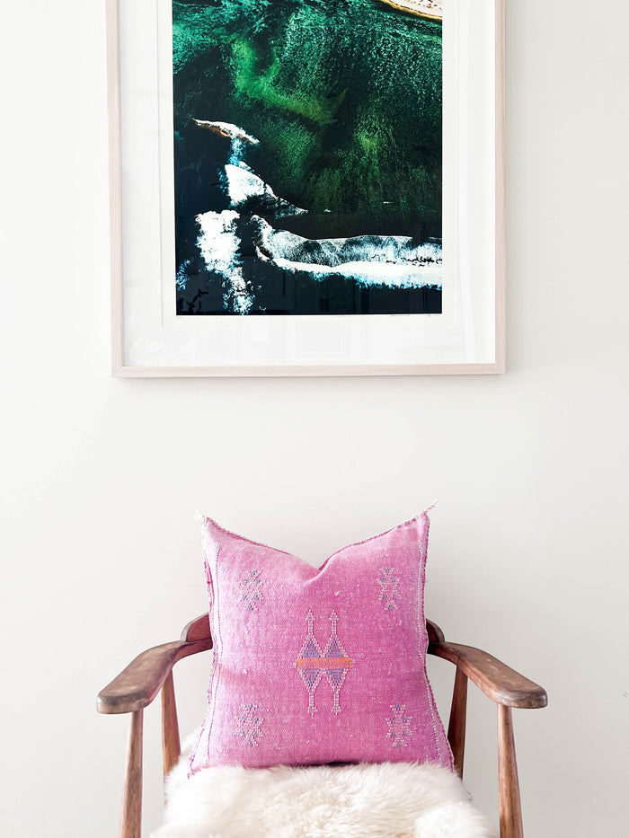 Azalea XVIII Moroccan Sabra Cactus Silk Pillow