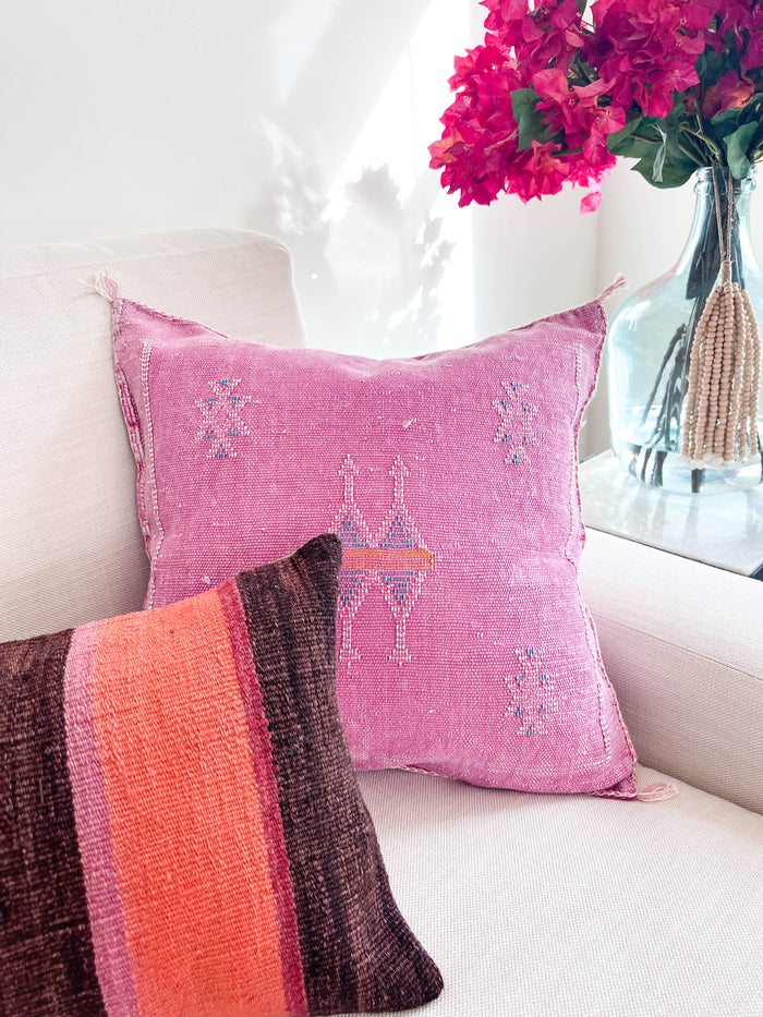 Azalea XVIII Moroccan Sabra Cactus Silk Pillow