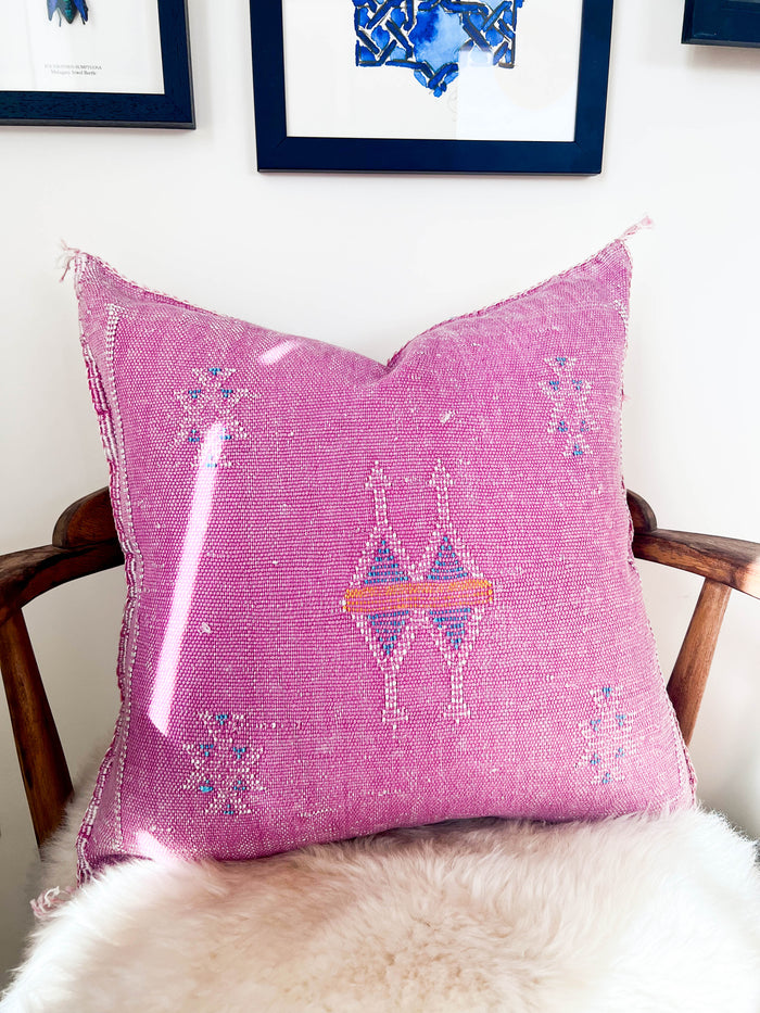 Azalea XVIII Moroccan Sabra Cactus Silk Pillow